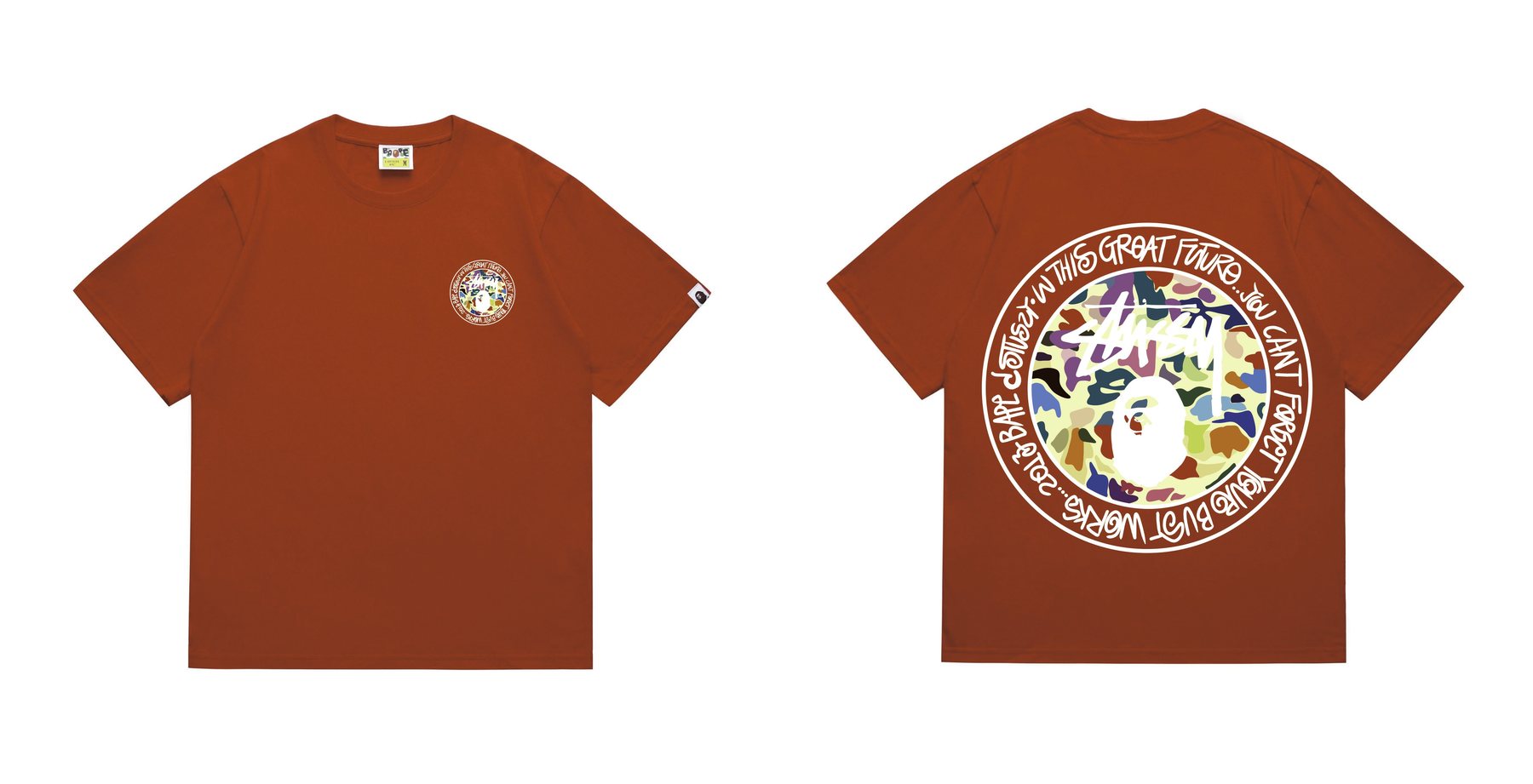 BAPE Circular Wordmark Graphic T-Shirt