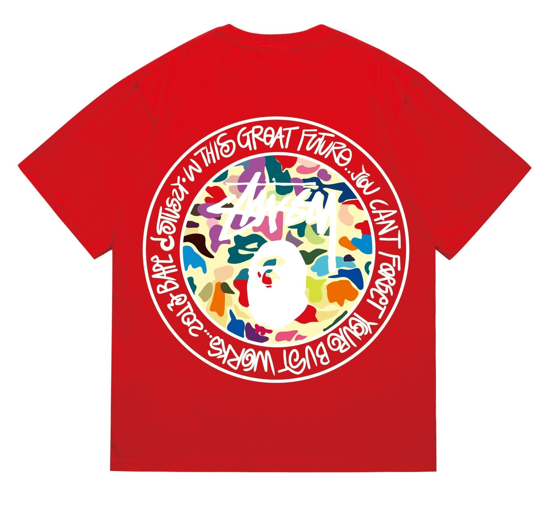 BAPE Circular Wordmark Graphic T-Shirt