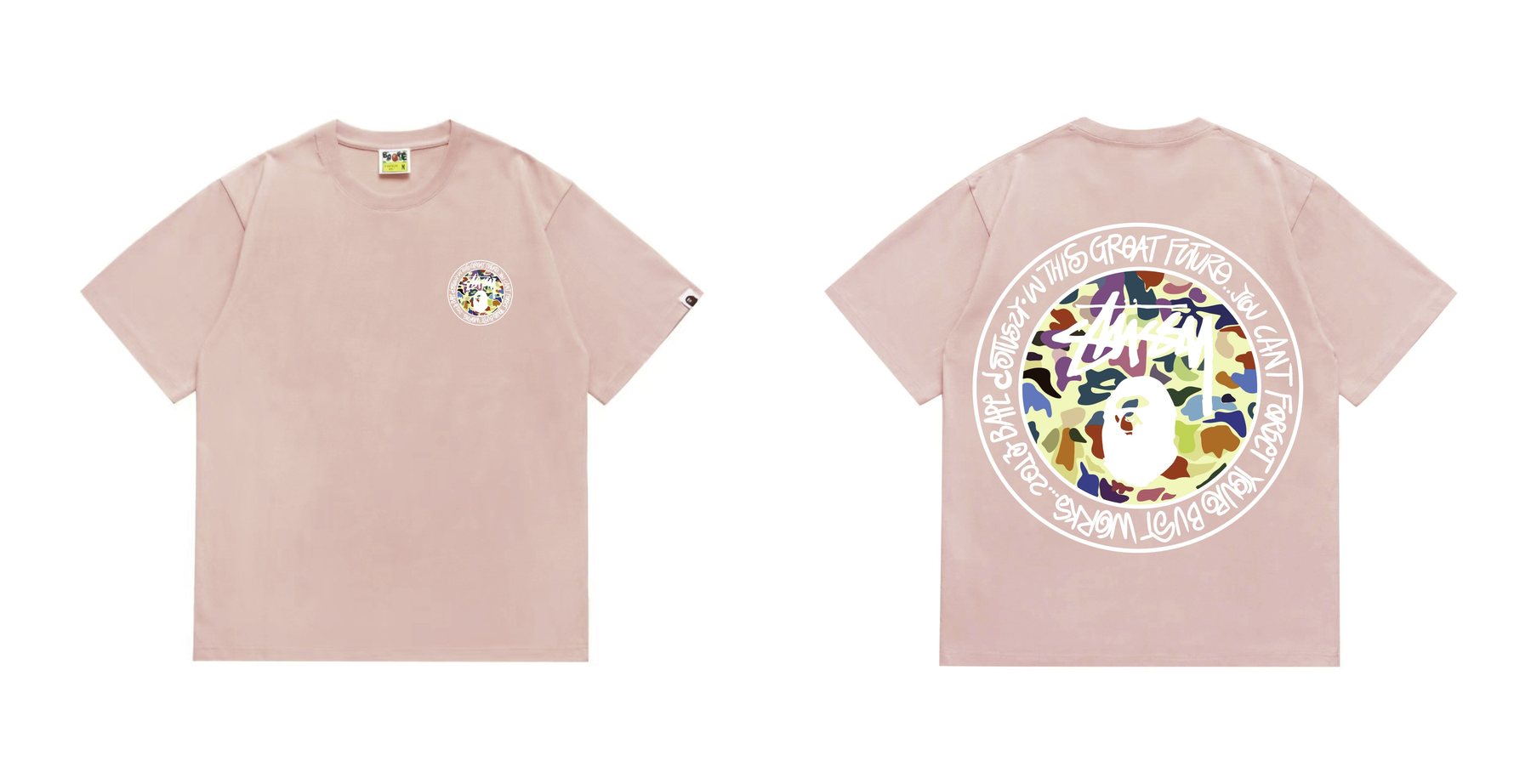 BAPE Circular Wordmark Graphic T-Shirt