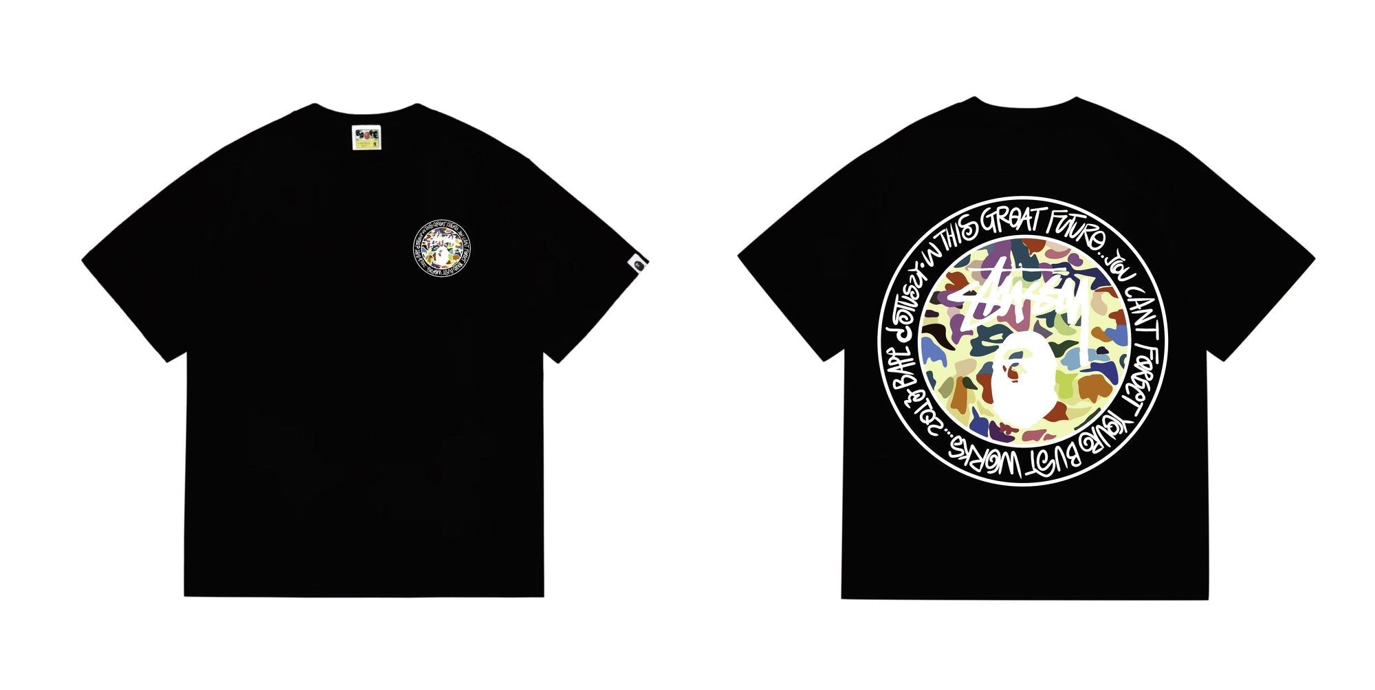 BAPE Circular Wordmark Graphic T-Shirt