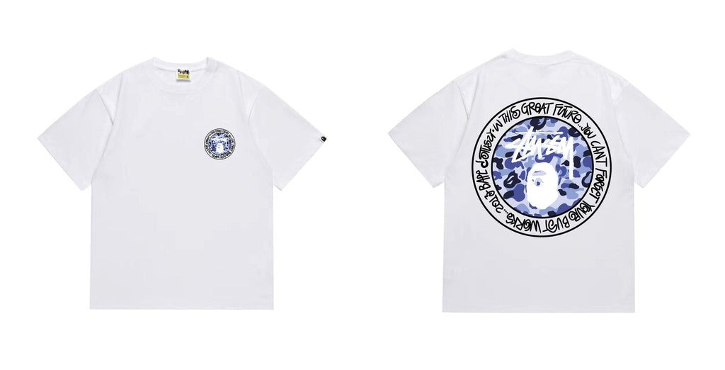 BAPE Circular Camo Back Graphic T-Shirt