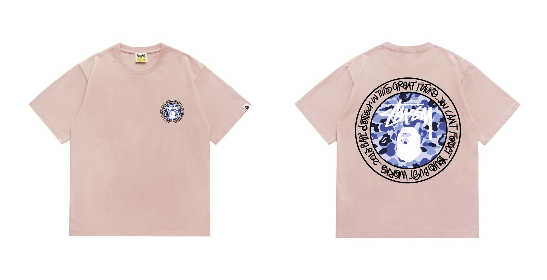 BAPE Circular Camo Back Graphic T-Shirt
