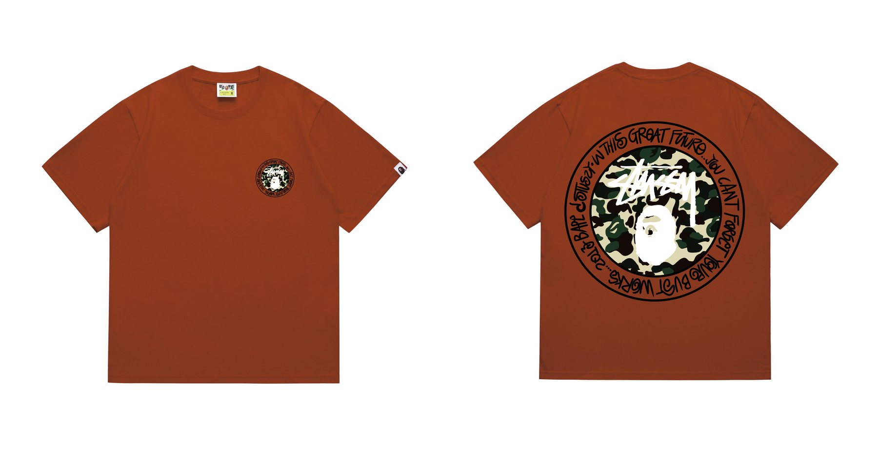 BAPE Circular Camo Graphic T-Shirt