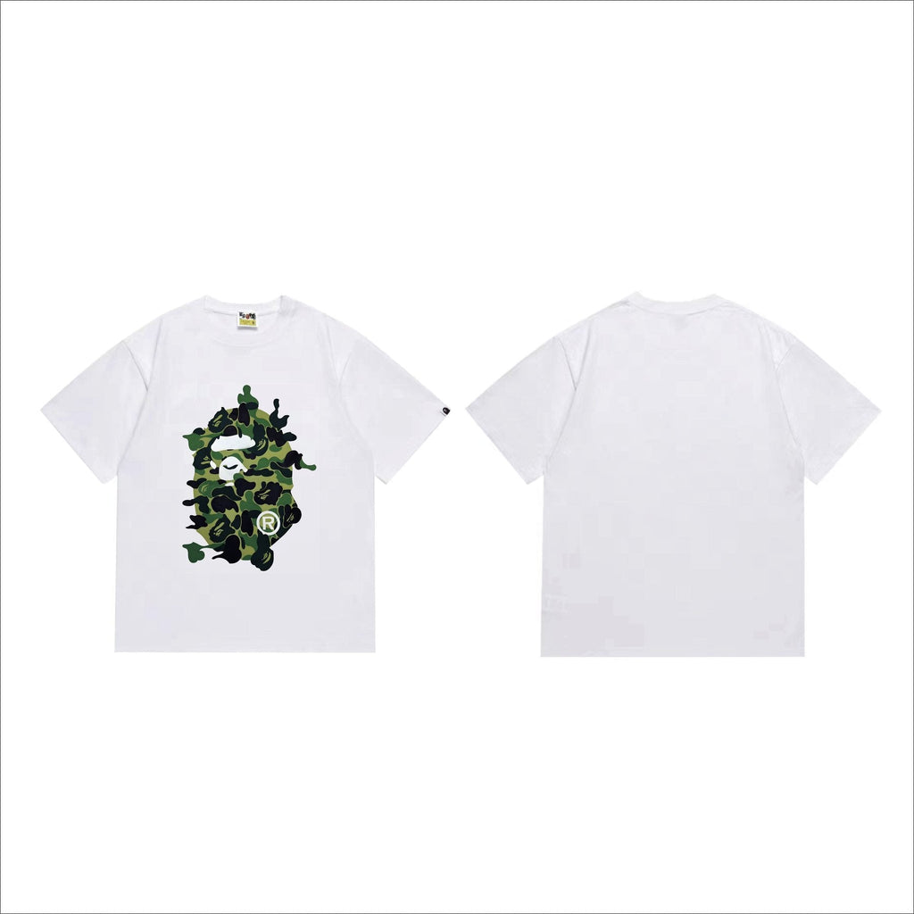 BAPE Camouflage Ape Face Graphic T-Shirt