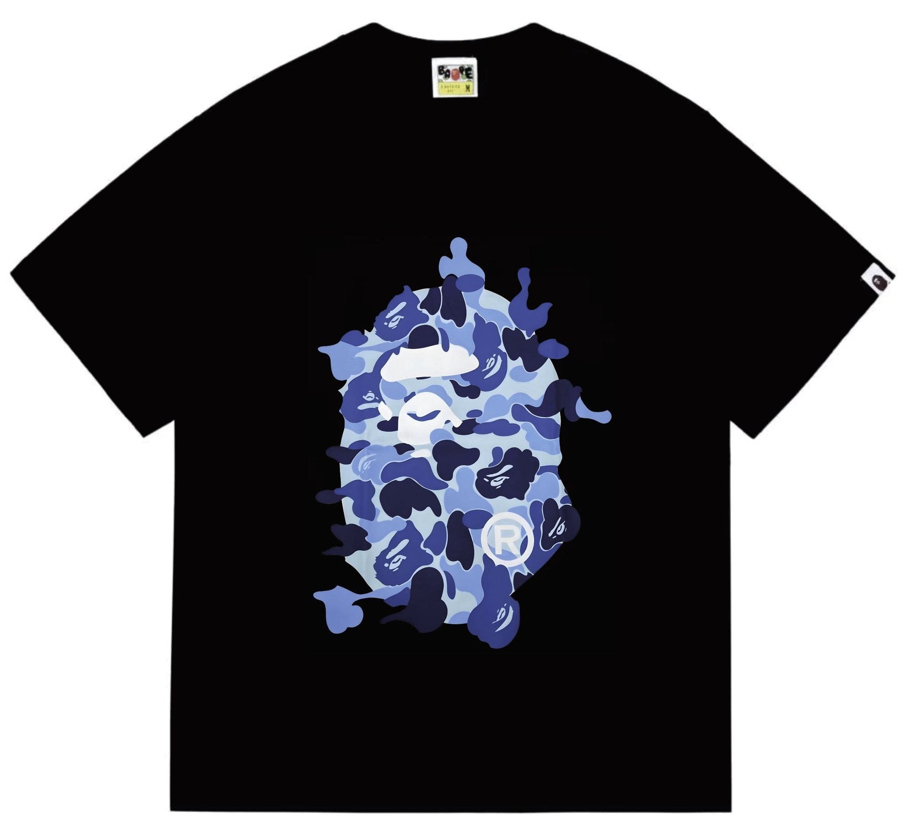 BAPE Camouflage Ape Face Graphic T-Shirt