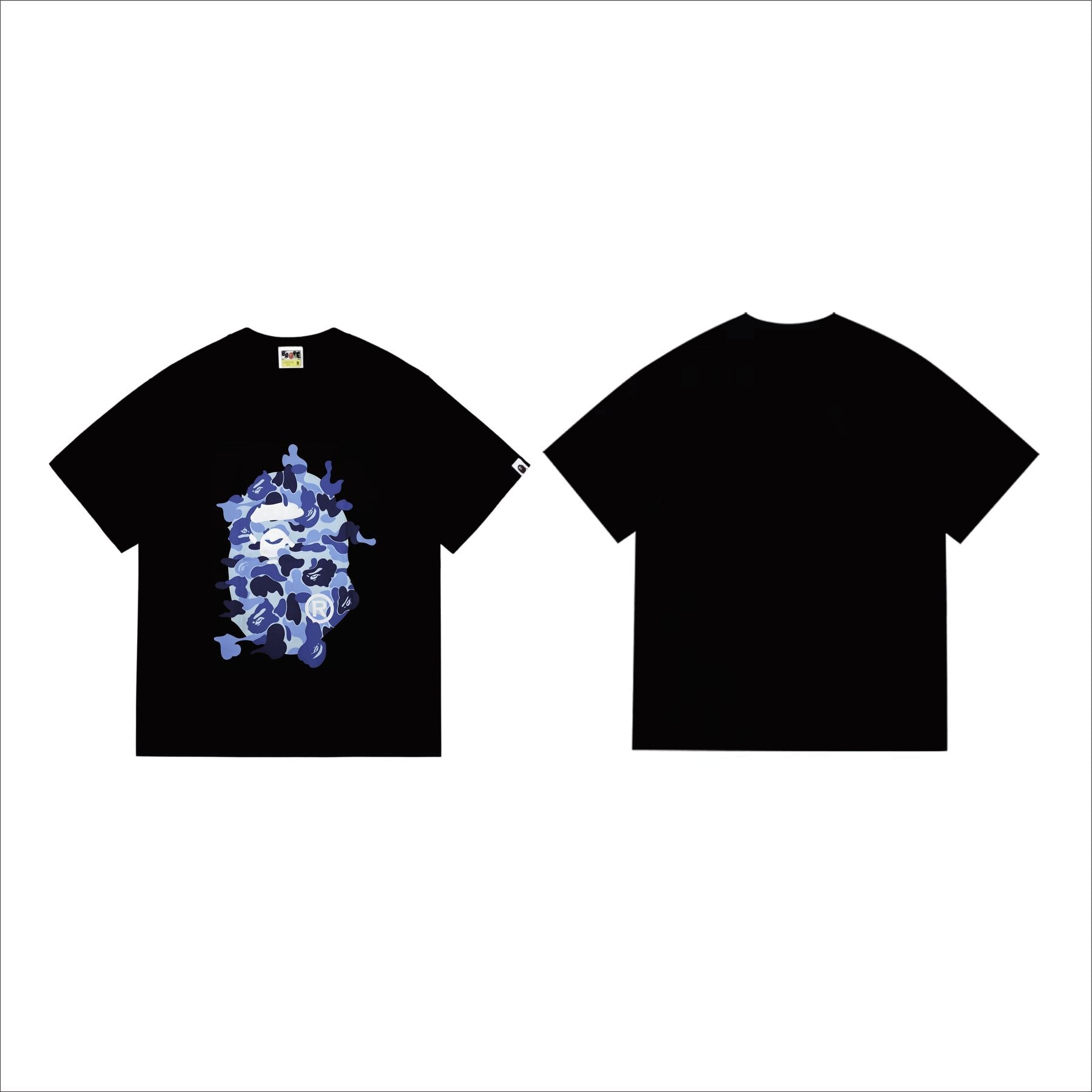 BAPE Camouflage Ape Face Graphic T-Shirt