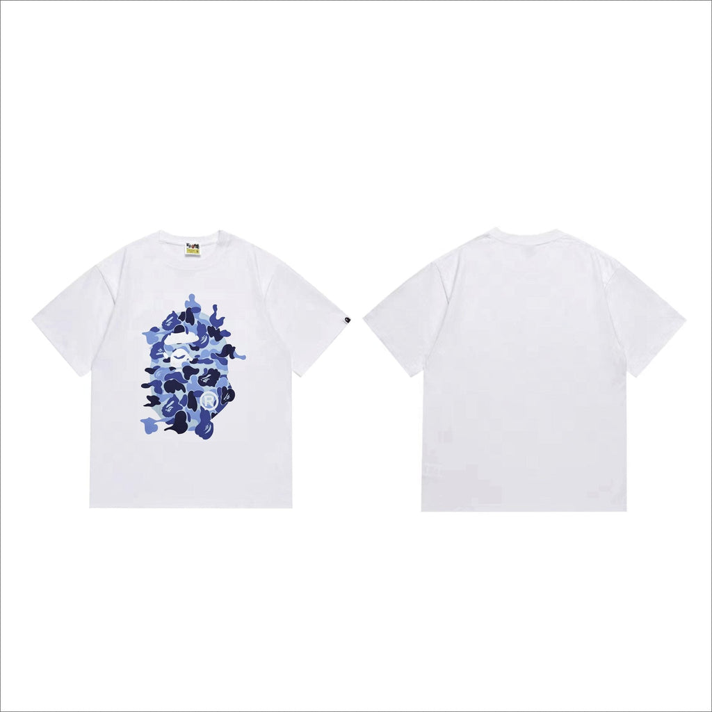 BAPE Camouflage Ape Face Graphic T-Shirt