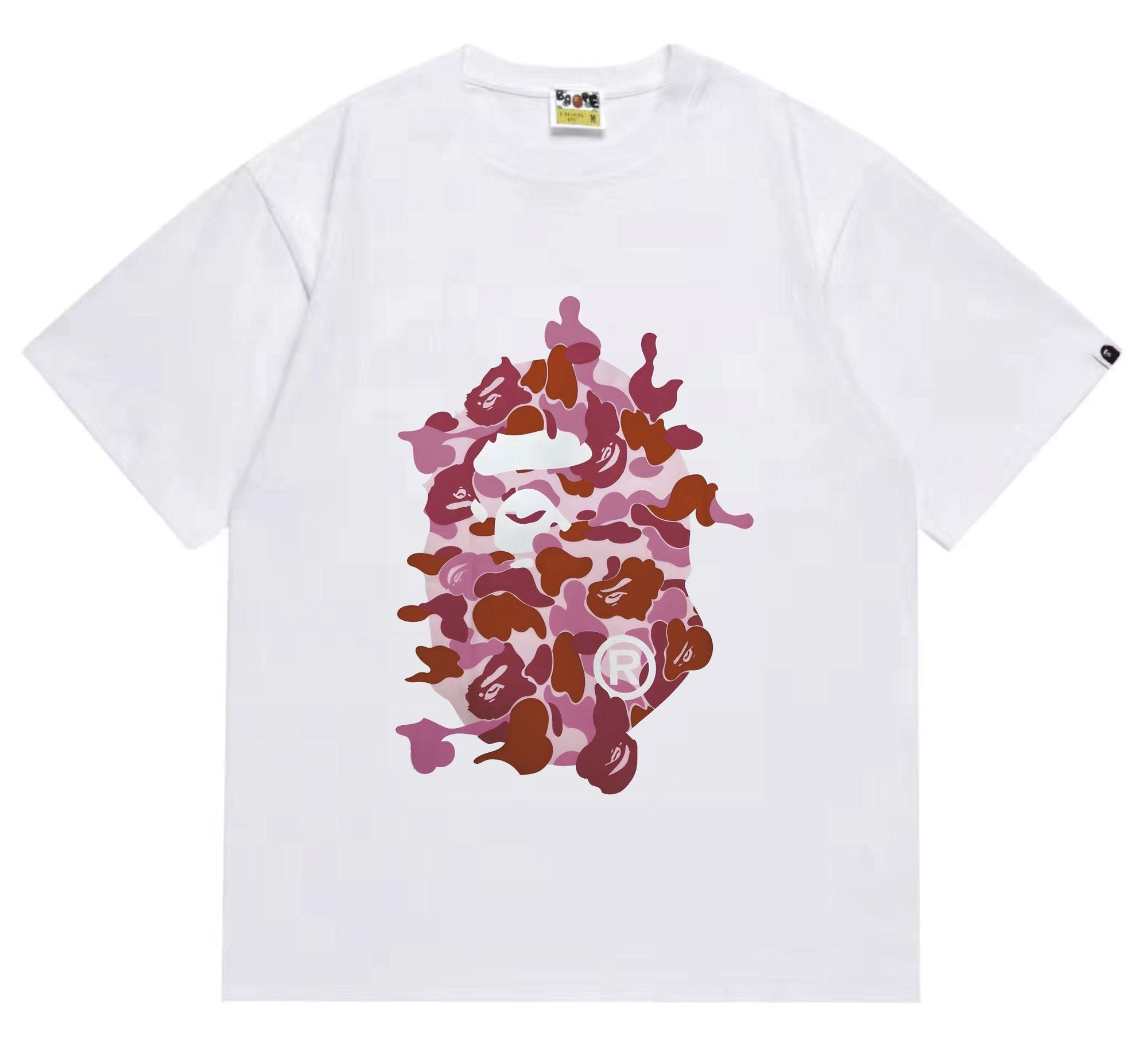 BAPE Camouflage Ape Face Graphic T-Shirt