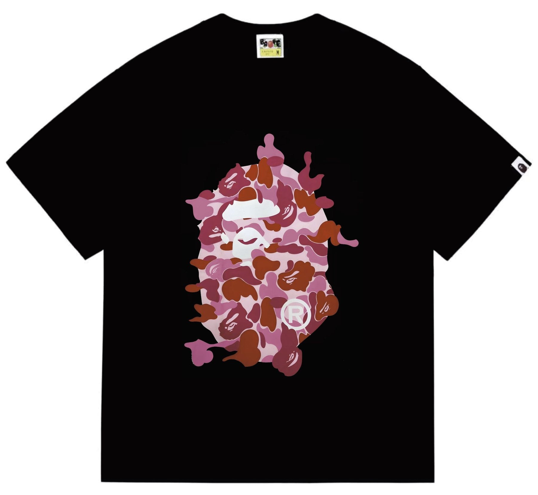 BAPE Camouflage Ape Face Graphic T-Shirt