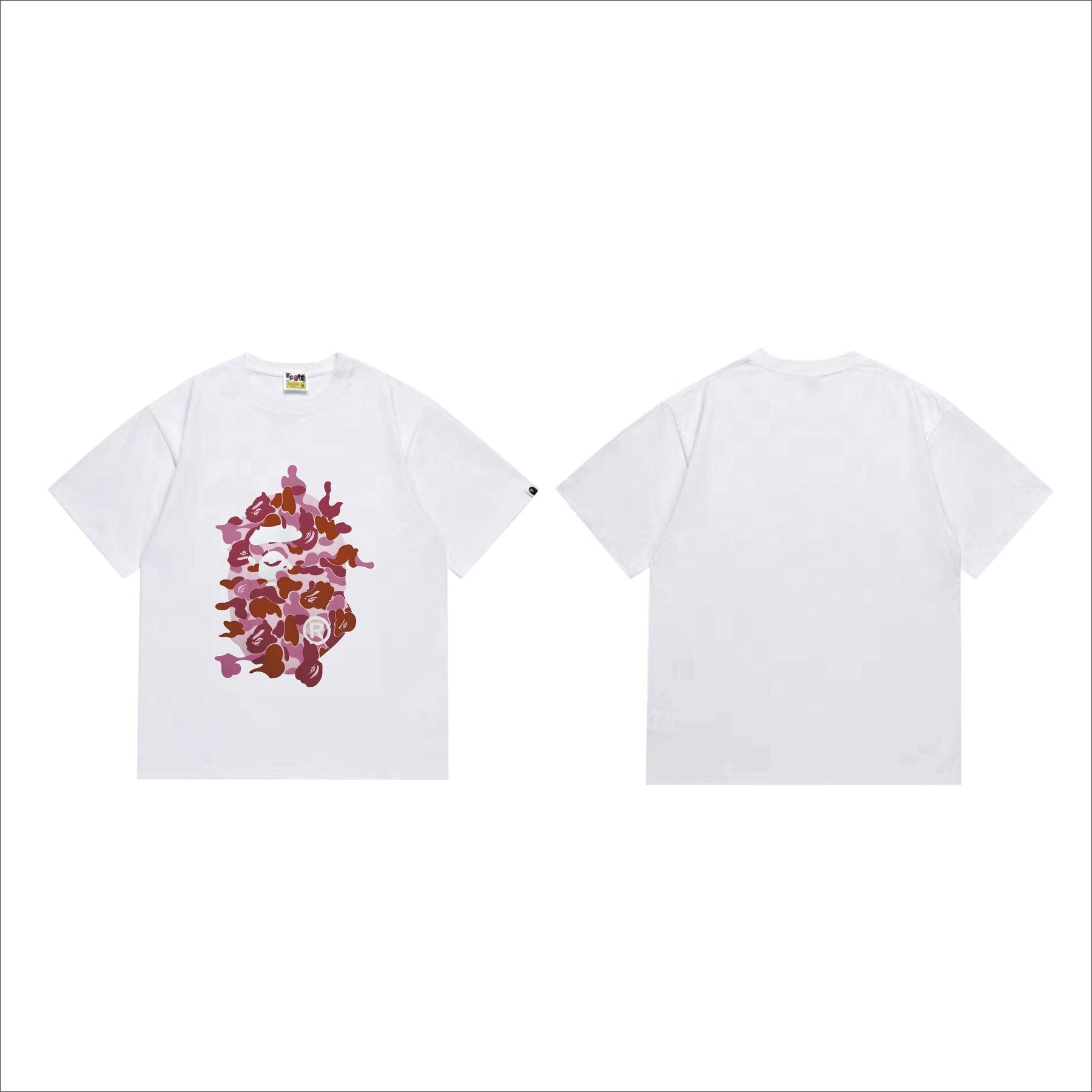 BAPE Camouflage Ape Face Graphic T-Shirt