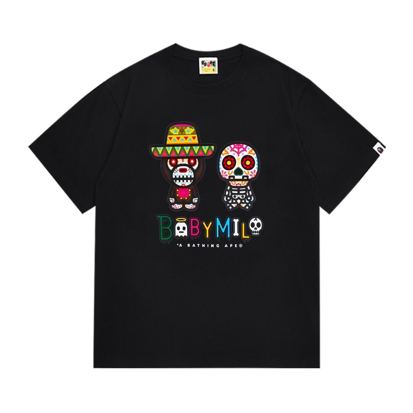 BAPE Baby Milo Sugar Skull Graphic T-Shirt