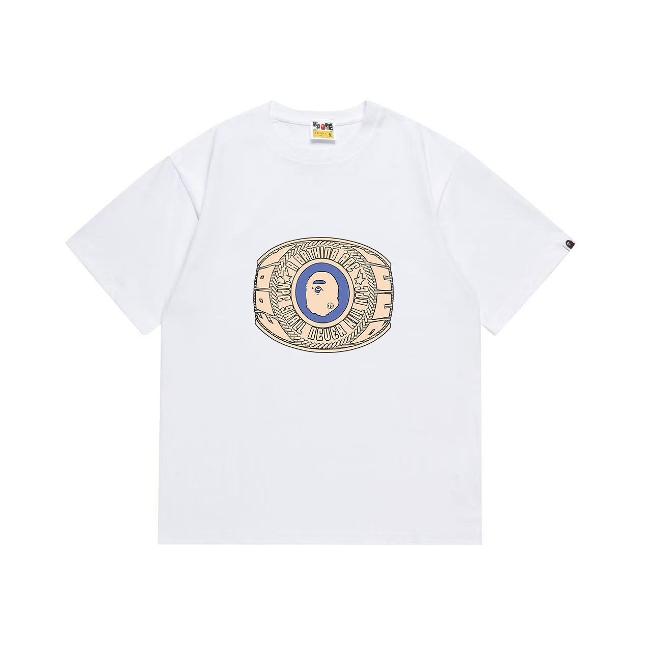 BAPE Circular Front Graphic Short-Sleeve T-Shirt