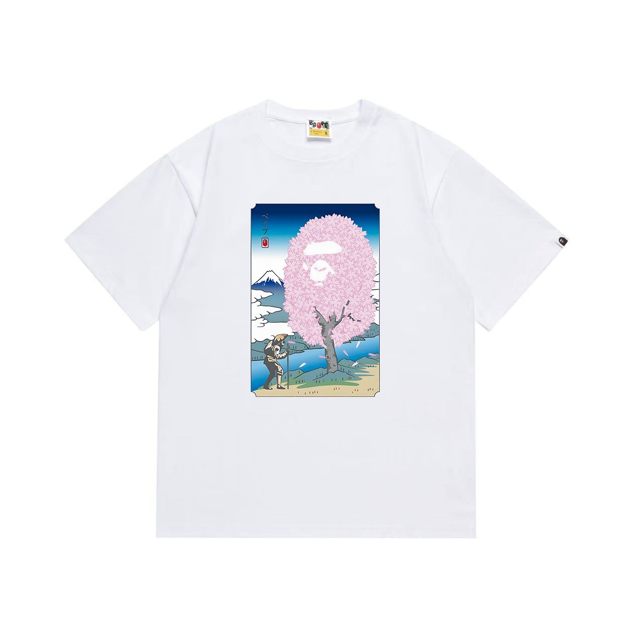 BAPE Cherry Blossom Graphic T-Shirt