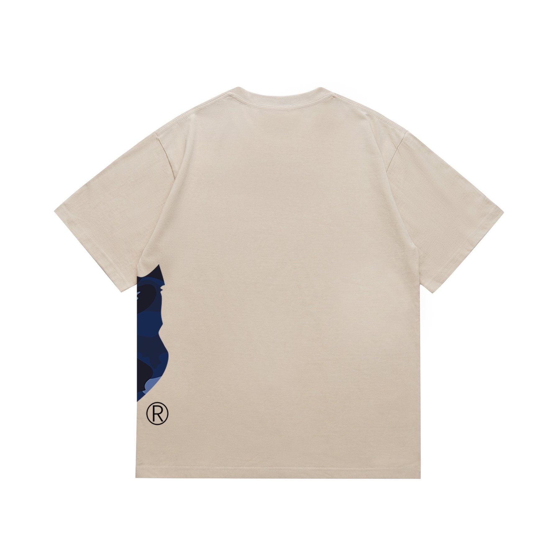 BAPE Blue Camo Ape-Head Graphic T-Shirt