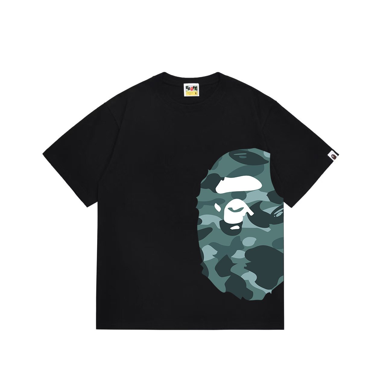 BAPE Camo Ape-Head Side Graphic T-Shirt
