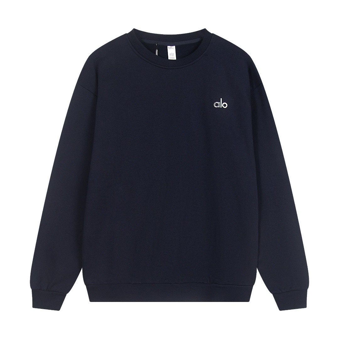 alo Small Logo Crewneck Sweatshirt & Sweatpants Matching Set