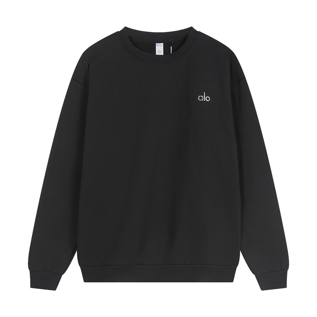 alo Small Logo Crewneck Sweatshirt & Sweatpants Matching Set