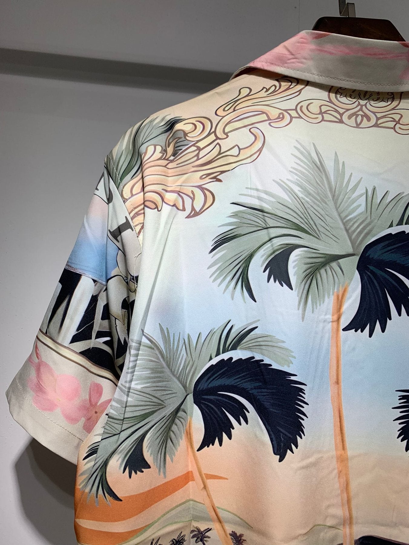 AMIRI Tropical Cherub Graphic Short-Sleeve Set