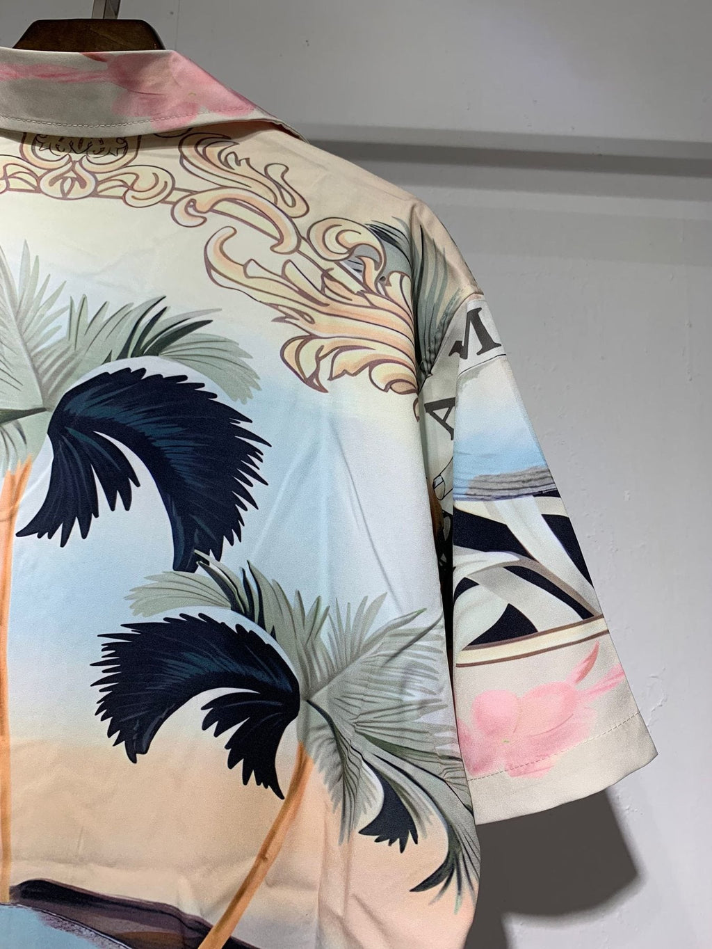 AMIRI Tropical Cherub Graphic Short-Sleeve Set