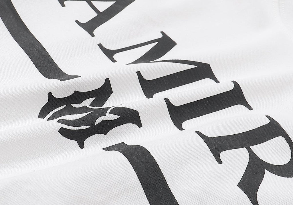 AMIRI Bar Motif Graphic Short-Sleeve T-Shirt