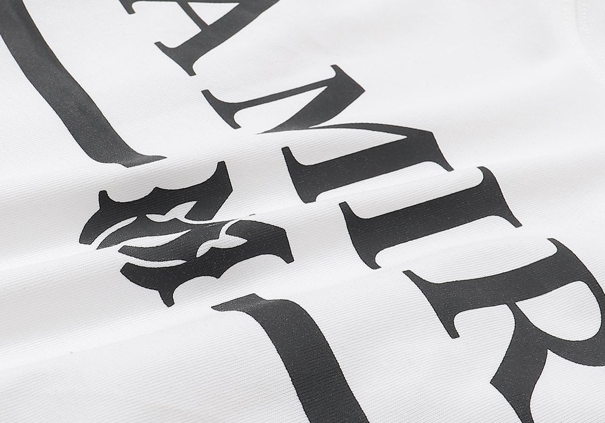 AMIRI Bar Motif Graphic Short-Sleeve T-Shirt