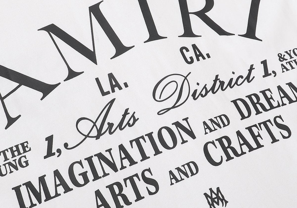 AMIRI Typography Graphic T-Shirt