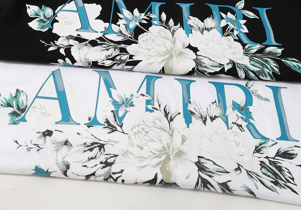 AMIRI Floral Graphic Short-Sleeve T-Shirt