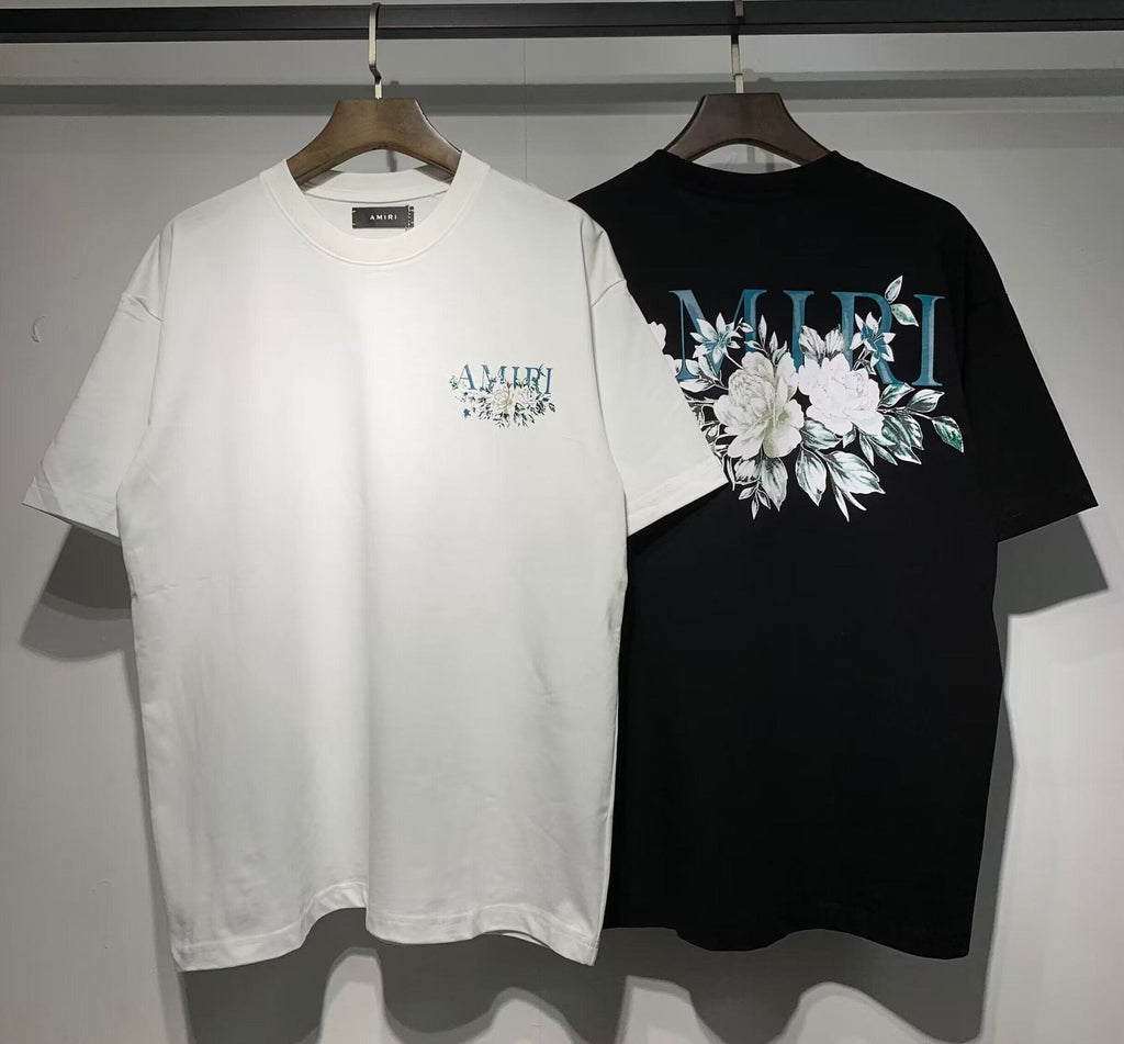 AMIRI Floral Graphic Short-Sleeve T-Shirt