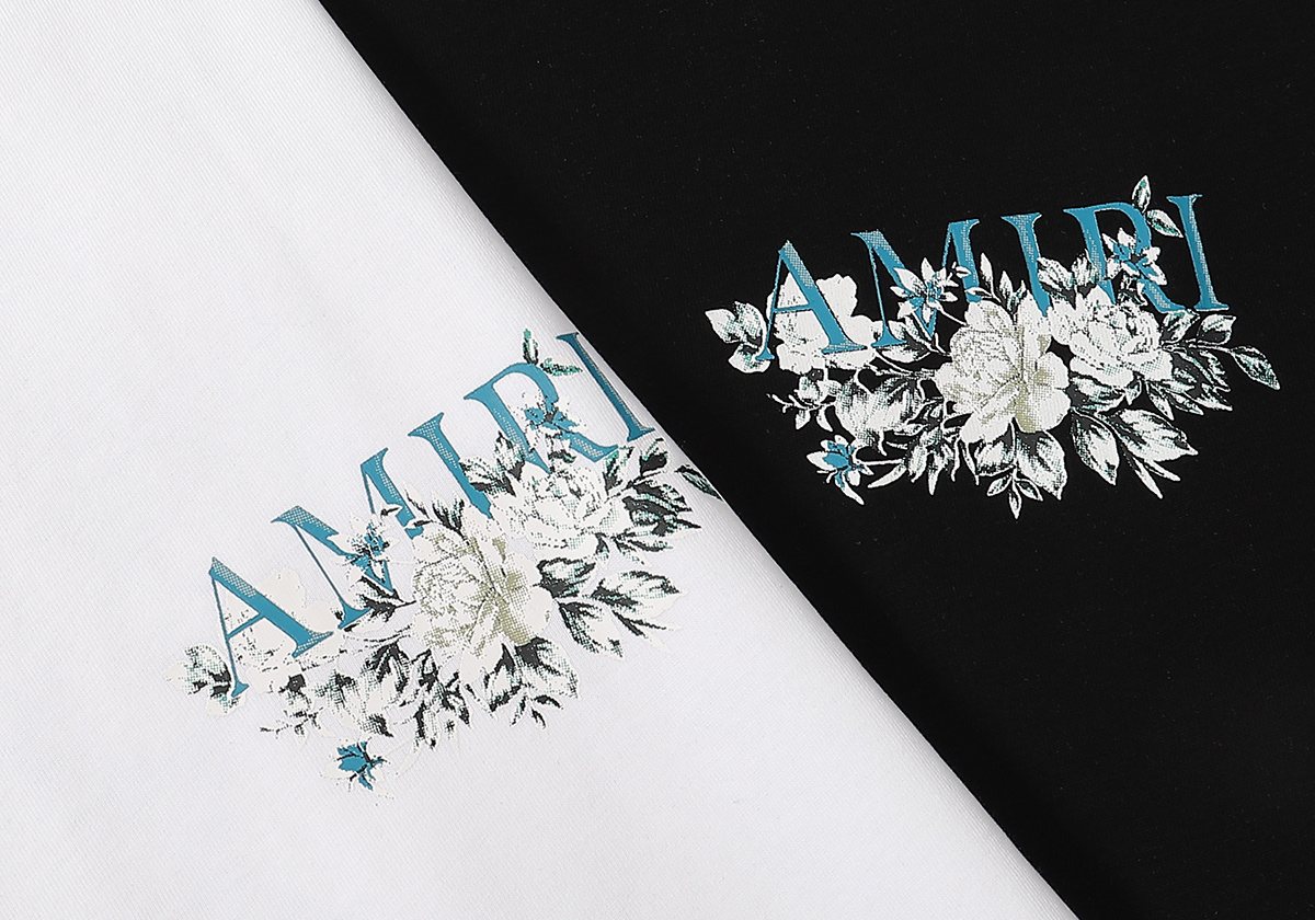 AMIRI Floral Graphic Short-Sleeve T-Shirt