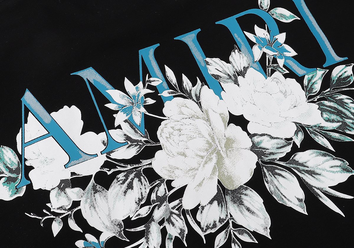 AMIRI Floral Graphic Short-Sleeve T-Shirt