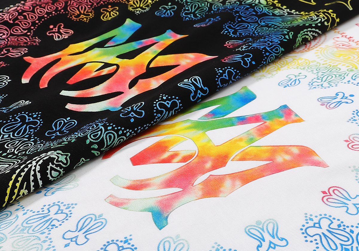 AMIRI Rainbow Bandana Back Graphic T-Shirt