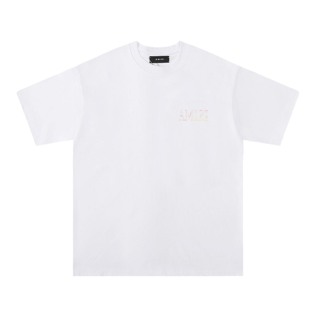 AMIRI Rainbow Bandana Back Graphic T-Shirt