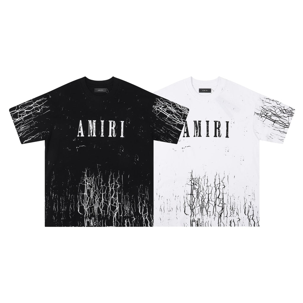 AMIRI Distressed Crackle Graphic T-Shirt