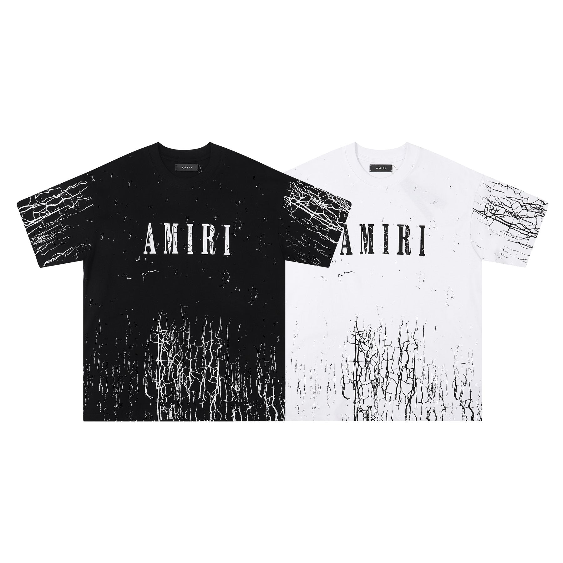 AMIRI Distressed Crackle Graphic T-Shirt