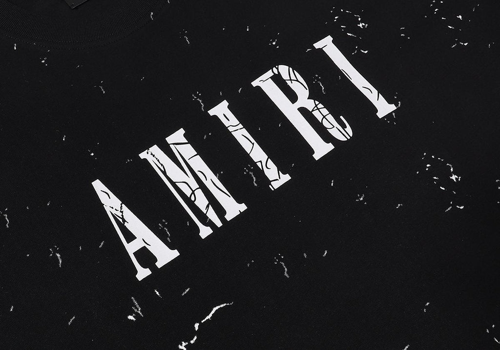 AMIRI Distressed Crackle Graphic T-Shirt