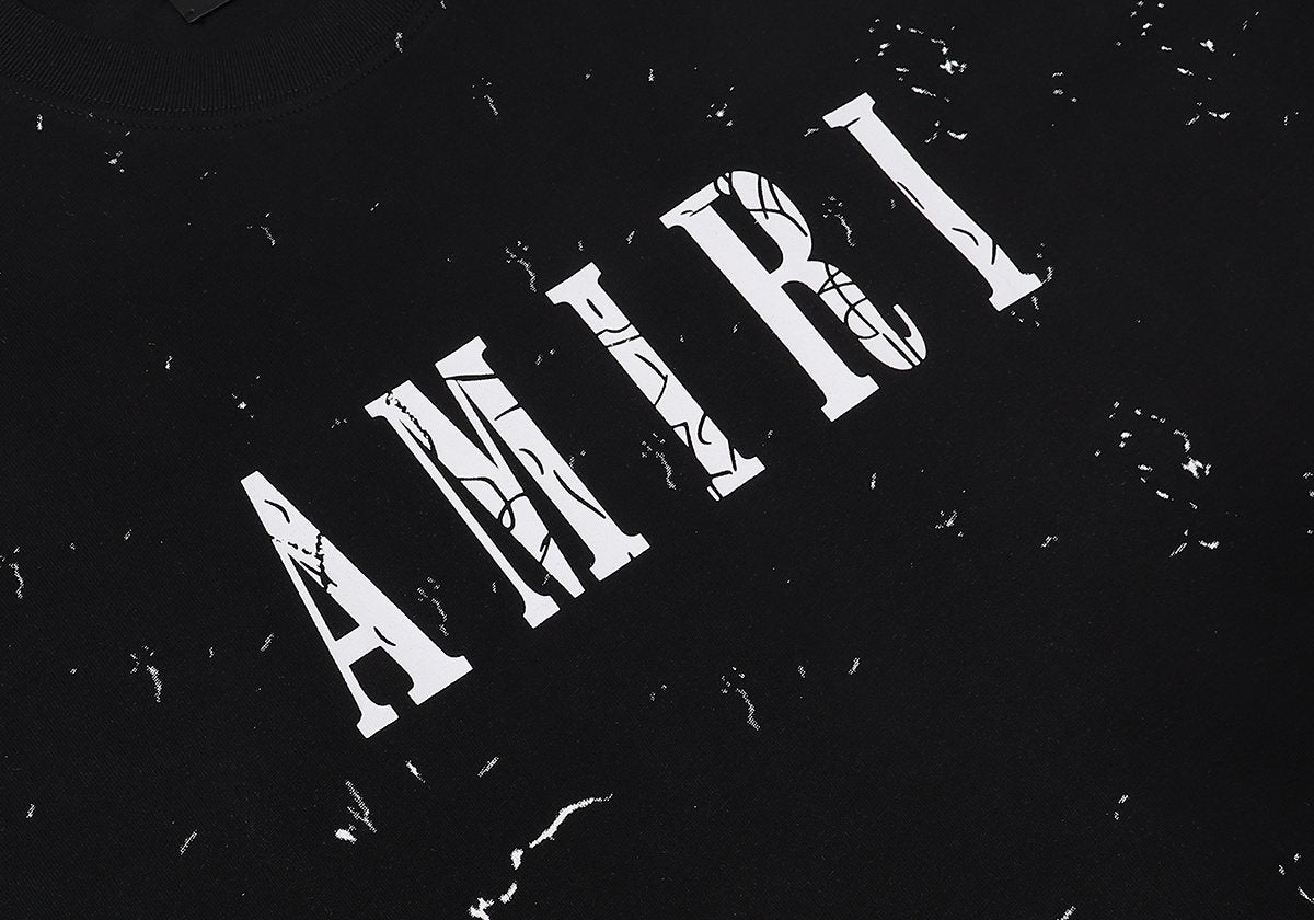 AMIRI Distressed Crackle Graphic T-Shirt