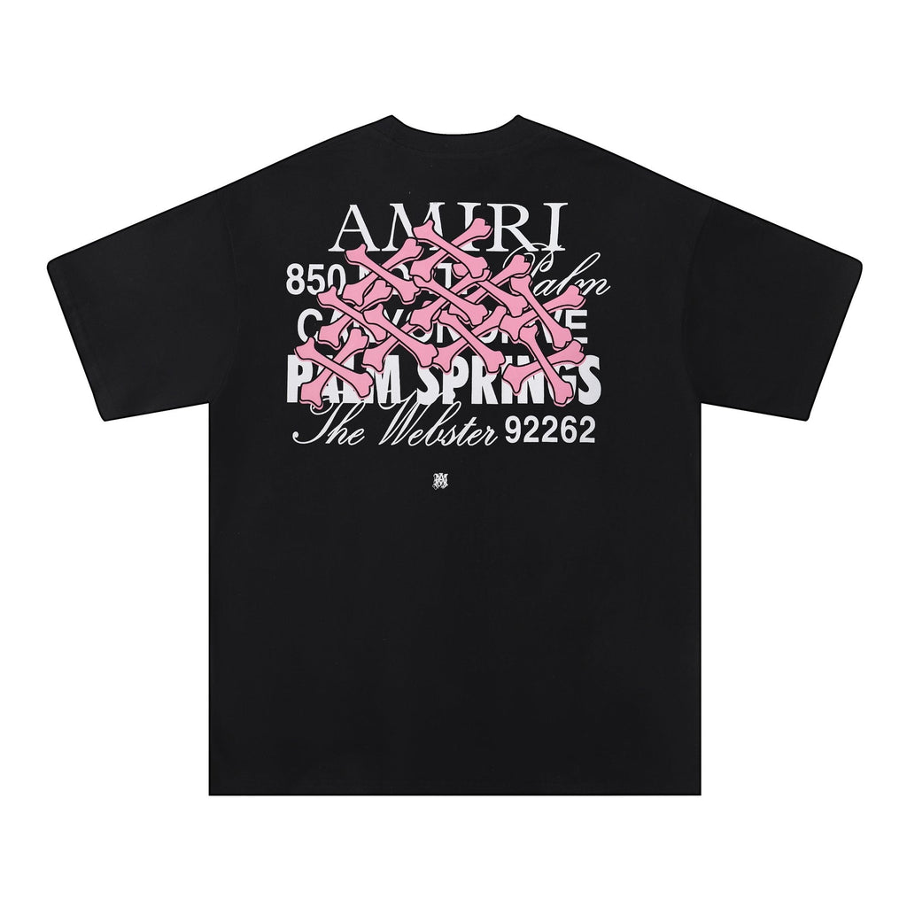 AMIRI Pink Bone Graphic T-Shirt