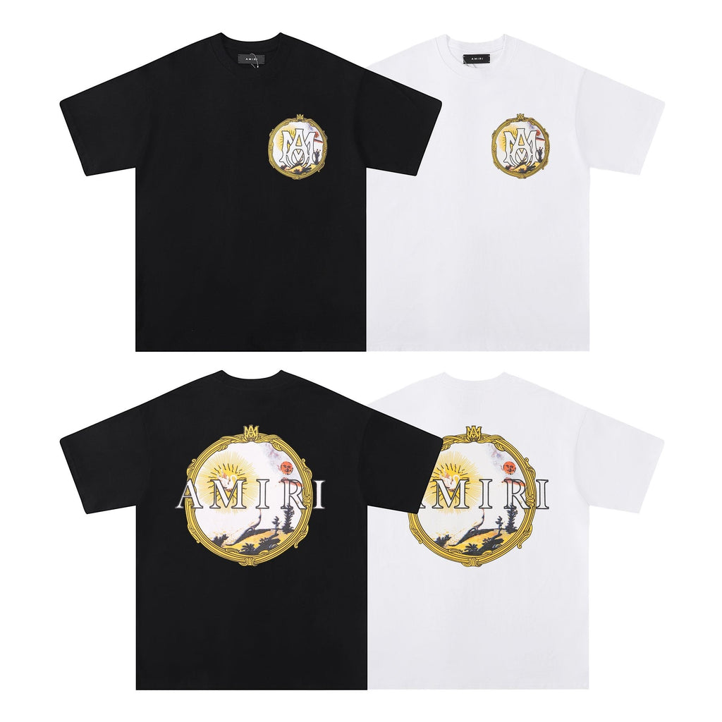 AMIRI Circular Back Graphic Short-Sleeve T-Shirt