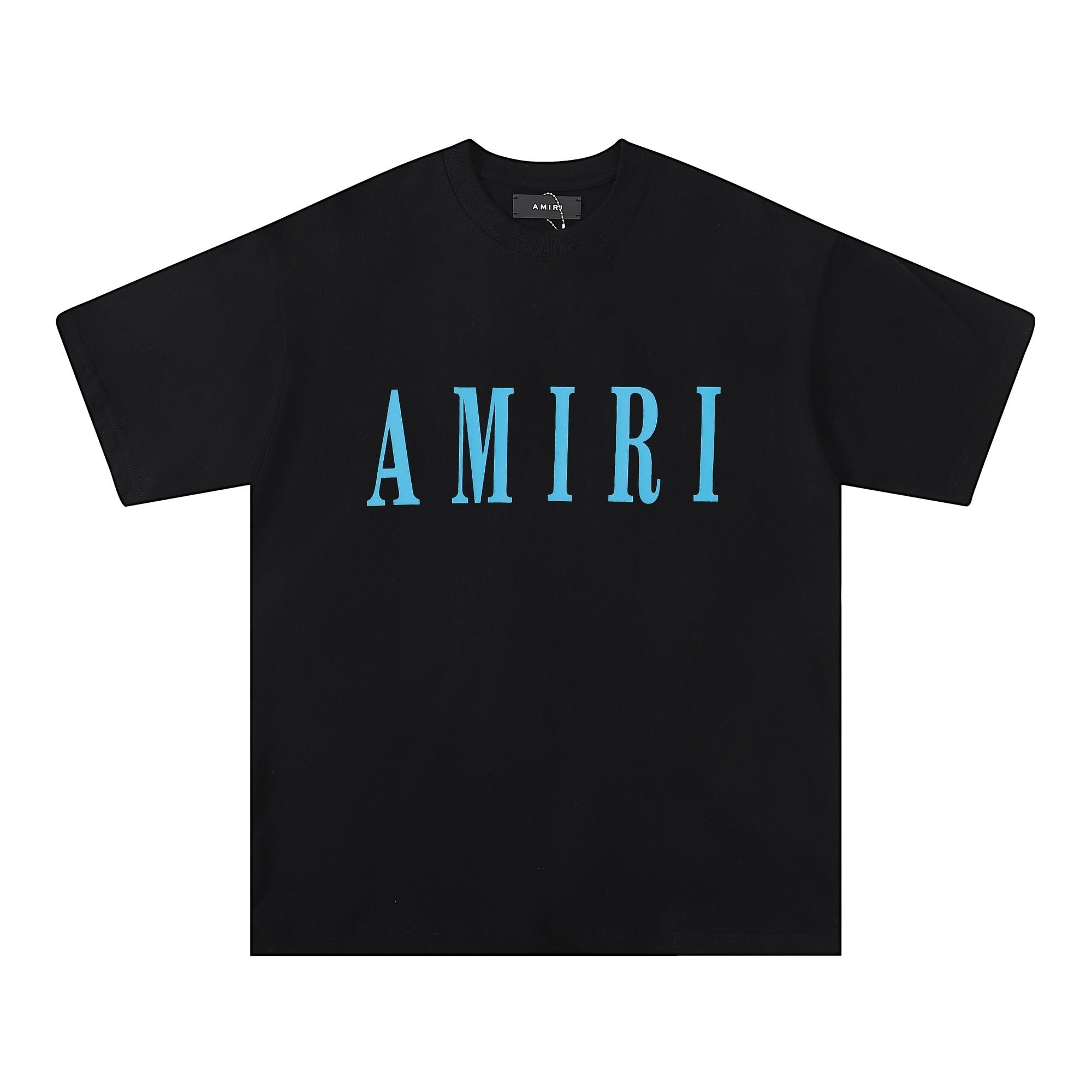 AMIRI Blue Wordmark Short-Sleeve T-Shirt