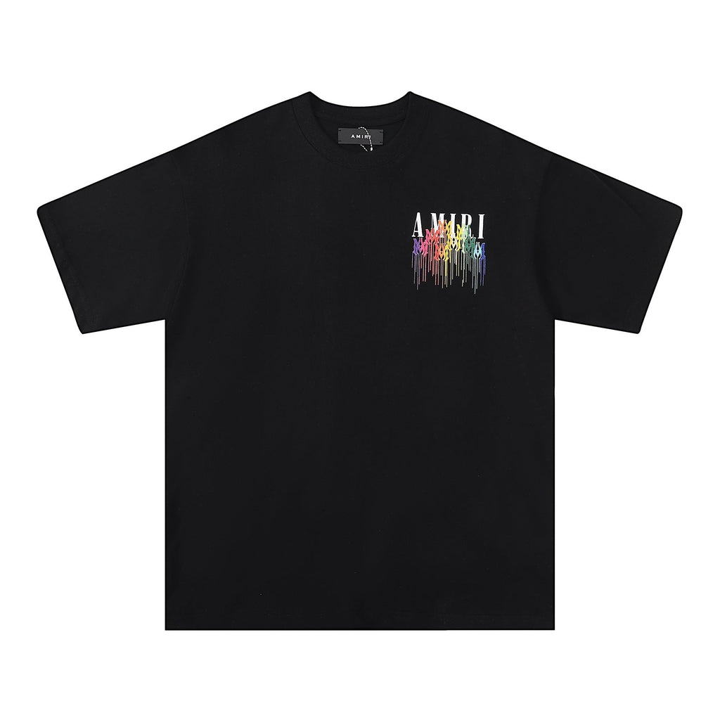 AMIRI Rainbow Drip Graphic T-Shirt