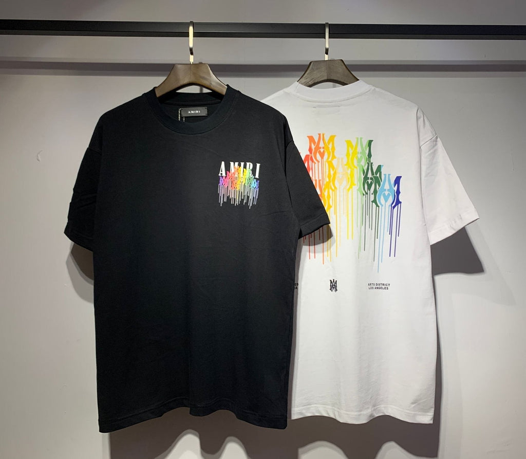 AMIRI Rainbow Drip Graphic T-Shirt