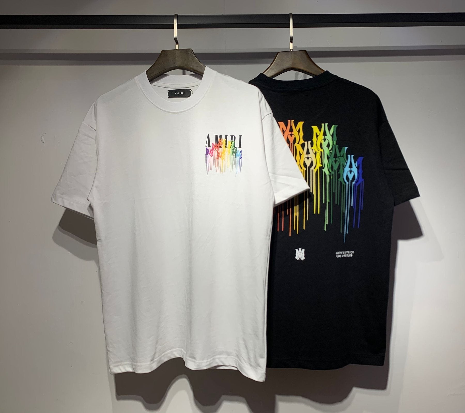 AMIRI Rainbow Drip Graphic T-Shirt