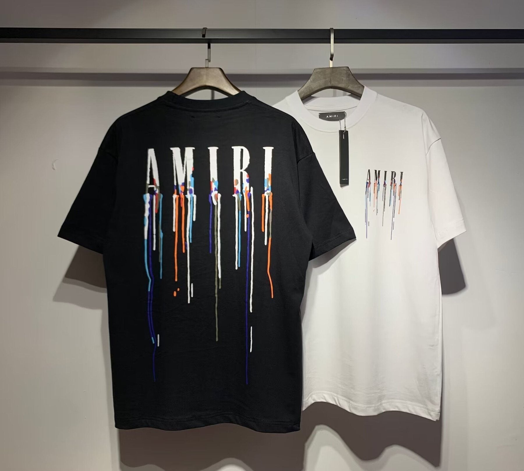 AMIRI Paint-Drip Graphic T-Shirt