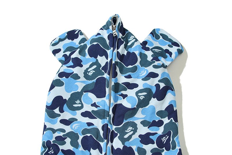 BAPE Camouflage Full-Zip Hoodie
