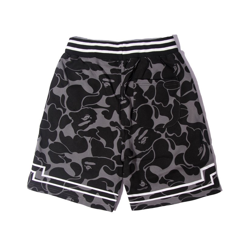 BAPE Black Camo Graphic Panel Shorts