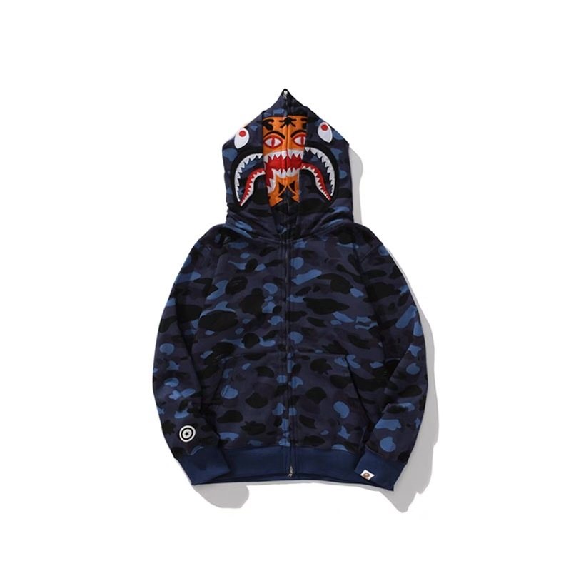 BAPE Camo Full-Zip Graphic Hood Hoodie