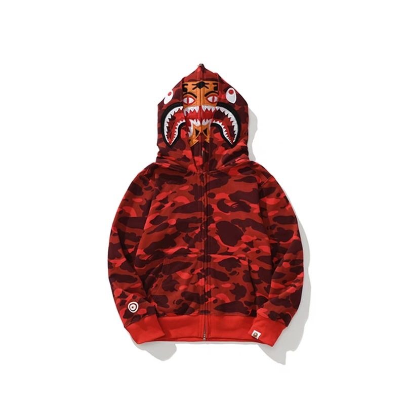 BAPE Camo Full-Zip Graphic Hood Hoodie