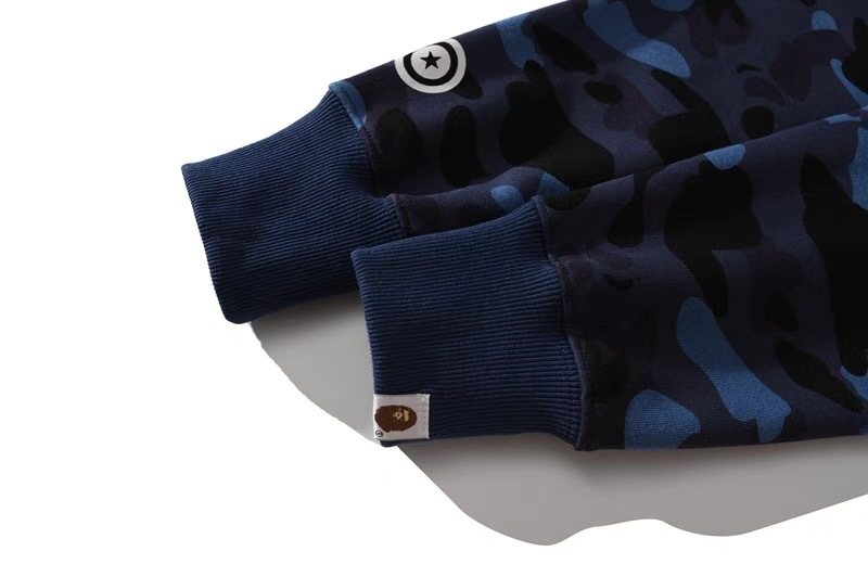 BAPE Camo Full-Zip Graphic Hood Hoodie