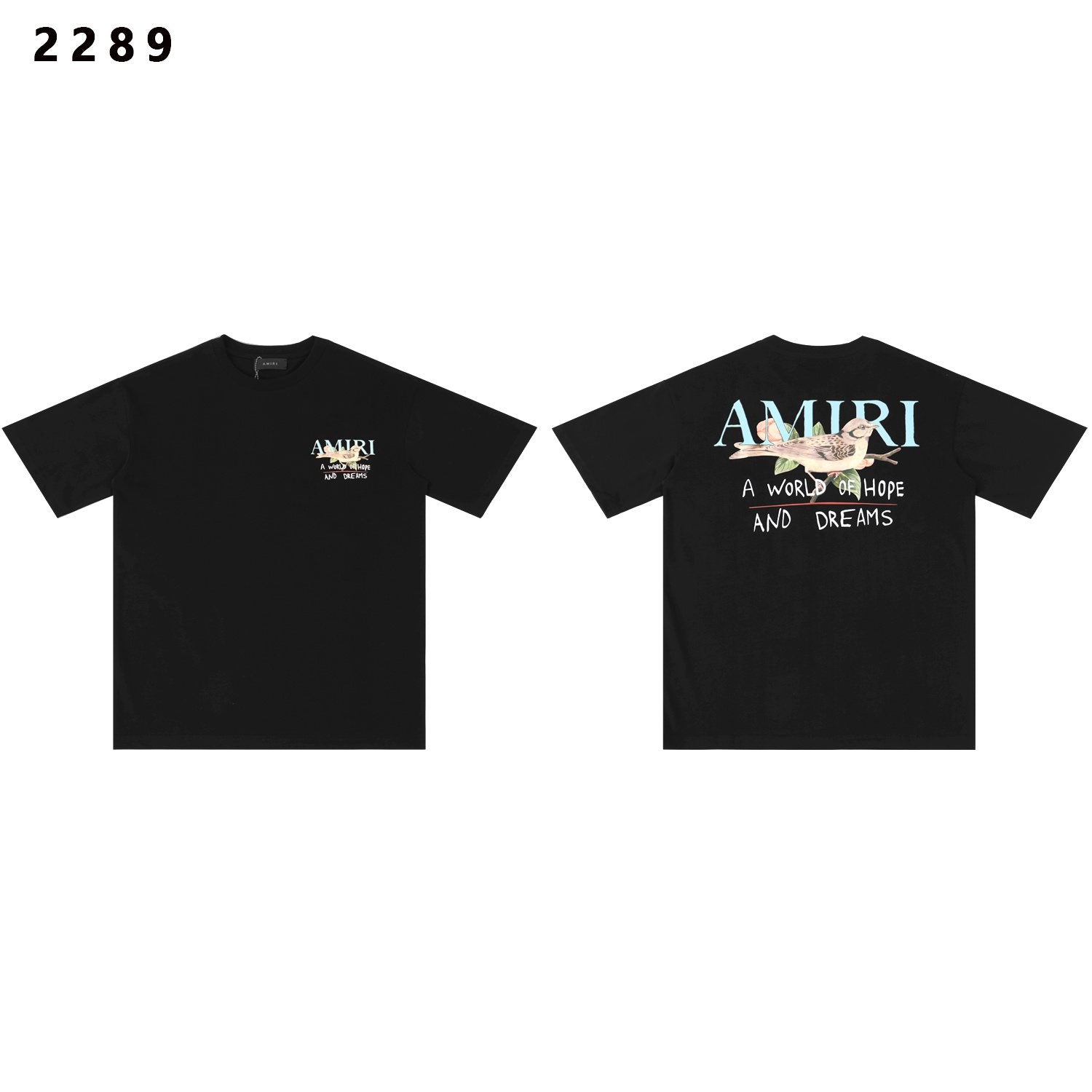 AMIRI Bird Graphic Short-Sleeve T-Shirt