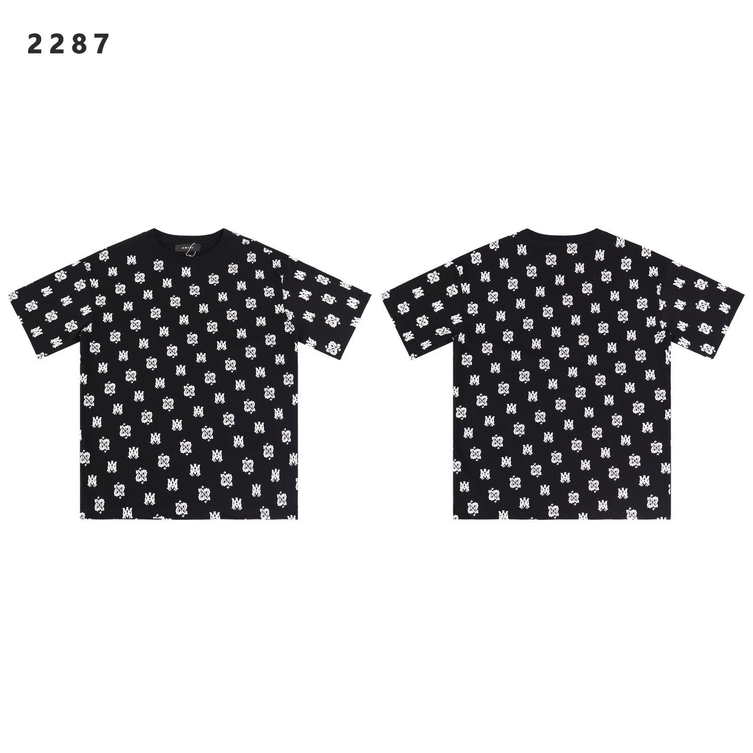 AMIRI Ornamental All-Over Graphic Short-Sleeve T-Shirt